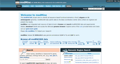 Desktop Screenshot of intermine.modencode.org