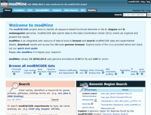 Tablet Screenshot of intermine.modencode.org