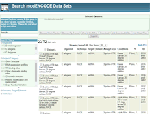 Tablet Screenshot of data.modencode.org
